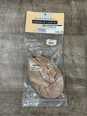 ANGELO LUZIO Leather Lyrical Shoes Style Twyla II Size 10 Adult Tan New